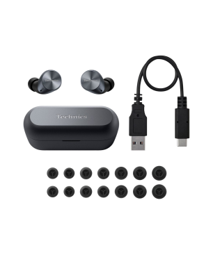 TECHNICS EAH-AZ60 Noise Cancelling, In-ear Kopfhörer Bluetooth Schwarz