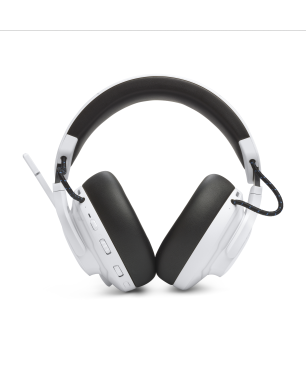 JBL Quantum 910 PWL, Over-ear Gaming Headset Bluetooth Weiß/Blau