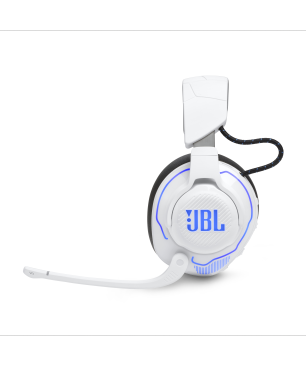 JBL Quantum 910 PWL, Over-ear Gaming Headset Bluetooth Weiß/Blau