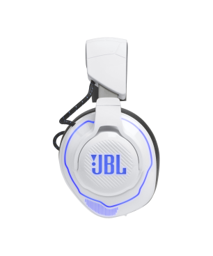 JBL Quantum 910 PWL, Over-ear Gaming Headset Bluetooth Weiß/Blau