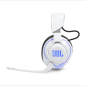 JBL Quantum 910 PWL, Over-ear Gaming Headset Bluetooth Weiß/Blau