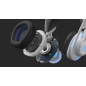 JBL Quantum 910 PWL, Over-ear Gaming Headset Bluetooth Weiß/Blau