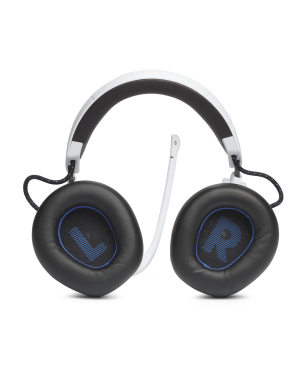 JBL Quantum 910 PWL, Over-ear Gaming Headset Bluetooth Weiß/Blau