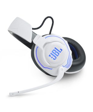 JBL Quantum 910 PWL, Over-ear Gaming Headset Bluetooth Weiß/Blau