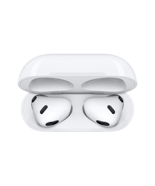 APPLE AirPods (3. Generation mit MagSafe Ladecase), In-ear Kopfhörer Bluetooth Weiß