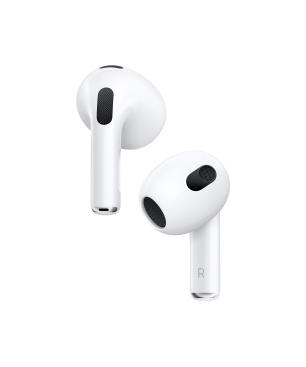 APPLE AirPods (3. Generation mit MagSafe Ladecase), In-ear Kopfhörer Bluetooth Weiß