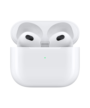 APPLE AirPods (3. Generation mit MagSafe Ladecase), In-ear Kopfhörer Bluetooth Weiß
