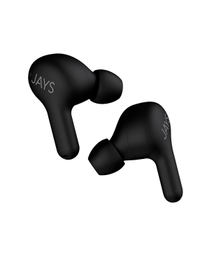 JAYS t-seven Active Noise Cancelling (ANC) True Wireless Bluetooth Kopfhörer bis zu 20h Akkulaufzeit, In-ear Bluetooth Kopfhör