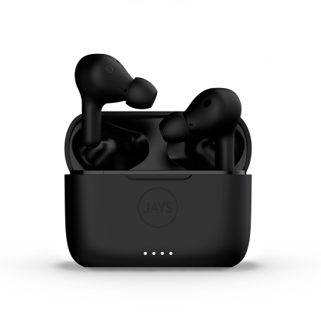 JAYS t-seven Active Noise Cancelling (ANC) True Wireless Bluetooth Kopfhörer bis zu 20h Akkulaufzeit, In-ear Bluetooth Kopfhör