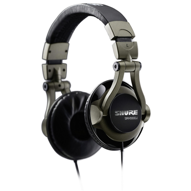 SHURE SRH550DJ-EFS , Over-ear Kopfhörer Silber/Schwarz