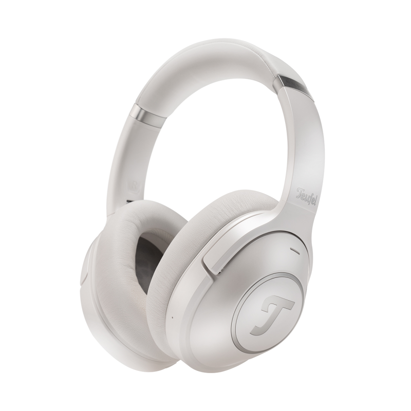 TEUFEL REAL BLUE NC, Over-ear Kopfhörer Bluetooth Pearl White
