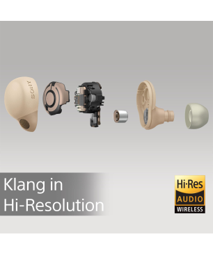 SONY LinkBuds S Truly Wireless, In-ear Kopfhörer Bluetooth Ecru