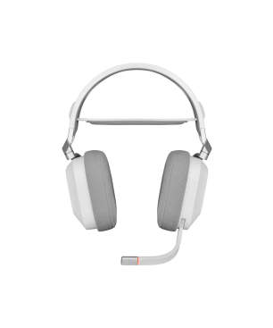 CORSAIR HS 80 RGB WIRELESS WHITE, On-ear Gaming-Headset Bluetooth Weiß