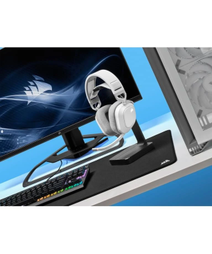 CORSAIR HS 80 RGB WIRELESS WHITE, On-ear Gaming-Headset Bluetooth Weiß
