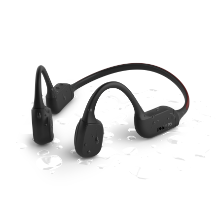 PHILIPS TAA 7607 BK/00, Open-ear Kopfhörer Bluetooth Schwarz