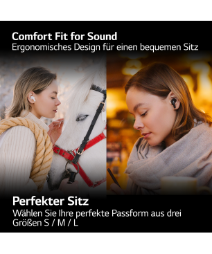 LG TONE Free DT90Q, In-ear Kopfhörer Bluetooth