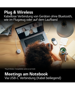 LG TONE Free DT90Q, In-ear Kopfhörer Bluetooth