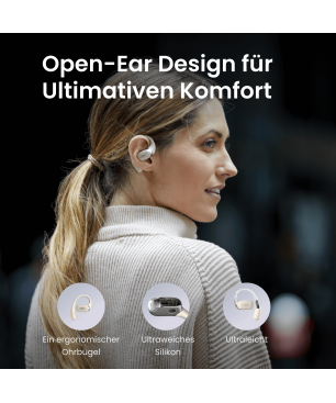 SHOKZ OpenFit, In-ear Kopfhörer Bluetooth Beige