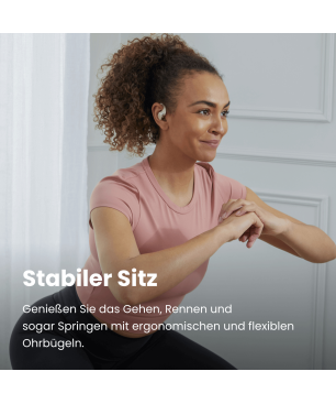 SHOKZ OpenFit, In-ear Kopfhörer Bluetooth Beige