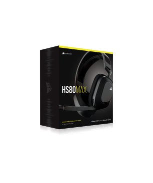CORSAIR HS80 Max, Over-ear Gaming Headset Bluetooth Stahlgrau