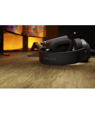 CORSAIR HS80 Max, Over-ear Gaming Headset Bluetooth Stahlgrau
