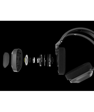 CORSAIR HS80 Max, Over-ear Gaming Headset Bluetooth Stahlgrau