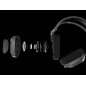 CORSAIR HS80 Max, Over-ear Gaming Headset Bluetooth Stahlgrau