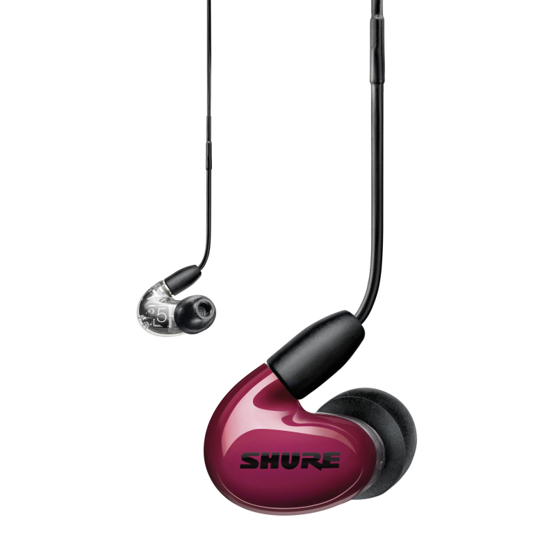 SHURE AONIC 5 ROT, In-ear Kopfhörer Rot
