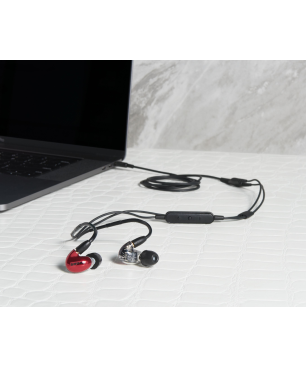 SHURE AONIC 5 ROT, In-ear Kopfhörer Rot