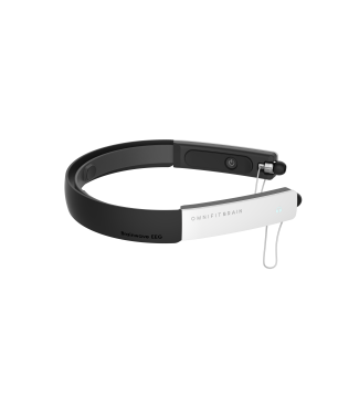 OMNIFIT Brain 2-Kanal, Over-ear EEG-Headset Bluetooth weiß, Android