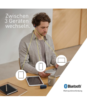 TECHNICS EAH-AZ60M2EA, In-ear Kopfhörer Bluetooth Blau