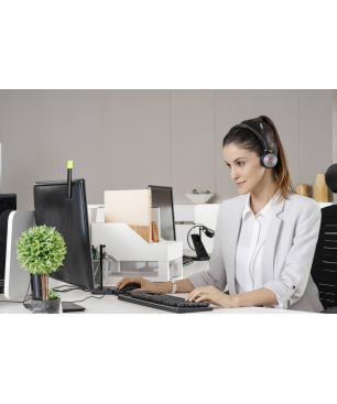 YEALINK WH66 Dual Teams, In-ear Kopfhörer Bluetooth Schwarz