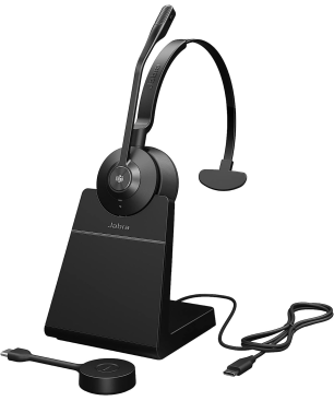 JABRA Engage 55, On-ear Kopfhörer Bluetooth Schwarz
