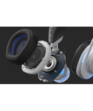 JBL Quantum 910 XWL, Over-ear Gaming Headset Bluetooth Schwarz/Grün