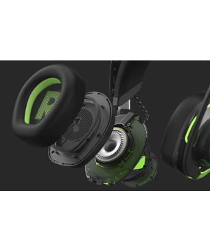 JBL Quantum 910 XWL, Over-ear Gaming Headset Bluetooth Schwarz/Grün