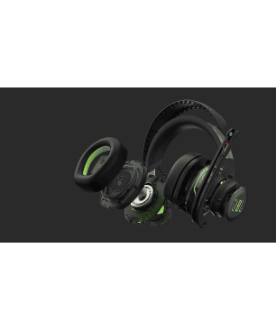 JBL Quantum 910 XWL, Over-ear Gaming Headset Bluetooth Schwarz/Grün