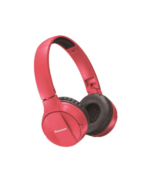 PIONEER SE-MJ 553 BT-R, On-ear Kopfhörer Bluetooth Rot