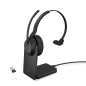 GN AUDIO Jabra Evolve2 55, On-ear Bluetooth kopfhörer Bluetooth Schwarz