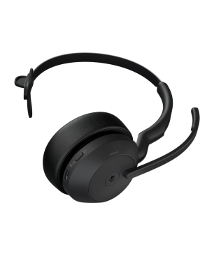 GN AUDIO Evolve2 55 MS, On-ear Bluetooth kopfhörer Bluetooth Schwarz