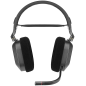 CORSAIR CA-9011235-EU HS80 RGB WIRELESS CARBON, On-ear Gaming-Headset Carbon