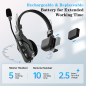 HOLLYLAND Solidcom C1 - 8S Full Duplex Wireless Intercom System, Over-ear Mono-Headset Schwarz