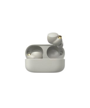 SONY WF-1000XM4, Earbuds, Ladeetui, In-ear Kopfhörer Bluetooth Silber