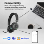 OROSOUND Tilde Pro, Over-ear kopfhörer Bluetooth Schwarz, Stereo