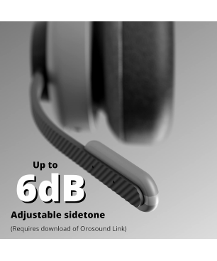 OROSOUND Tilde Pro, Over-ear kopfhörer Bluetooth Schwarz, Stereo
