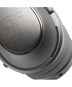 TEUFEL REAL BLUE PRO, Over-ear Kopfhörer Bluetooth Titanium Grey