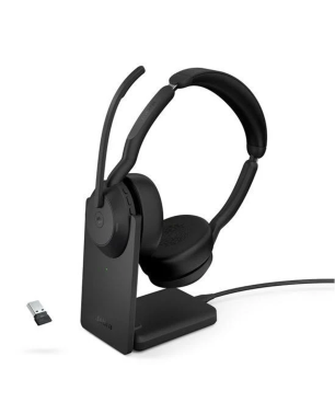 GN AUDIO Evolve2 55, On-ear Bluetooth kopfhörer Bluetooth Schwarz