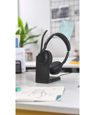 GN AUDIO Evolve2 55, On-ear Bluetooth kopfhörer Bluetooth Schwarz