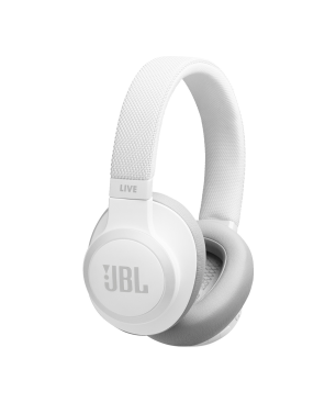 JBL LIVE 650 BTNC, On-ear Kopfhörer Bluetooth Weiß
