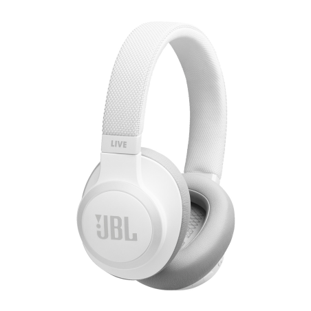 JBL LIVE 650 BTNC, On-ear Kopfhörer Bluetooth Weiß