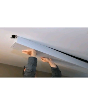 ELITE SCREENS EVANESCE TAB TENSION B SERIEWeiß / 16:9 / 244 x 137 (Vorlauf 20cm) Beamer Leinwand